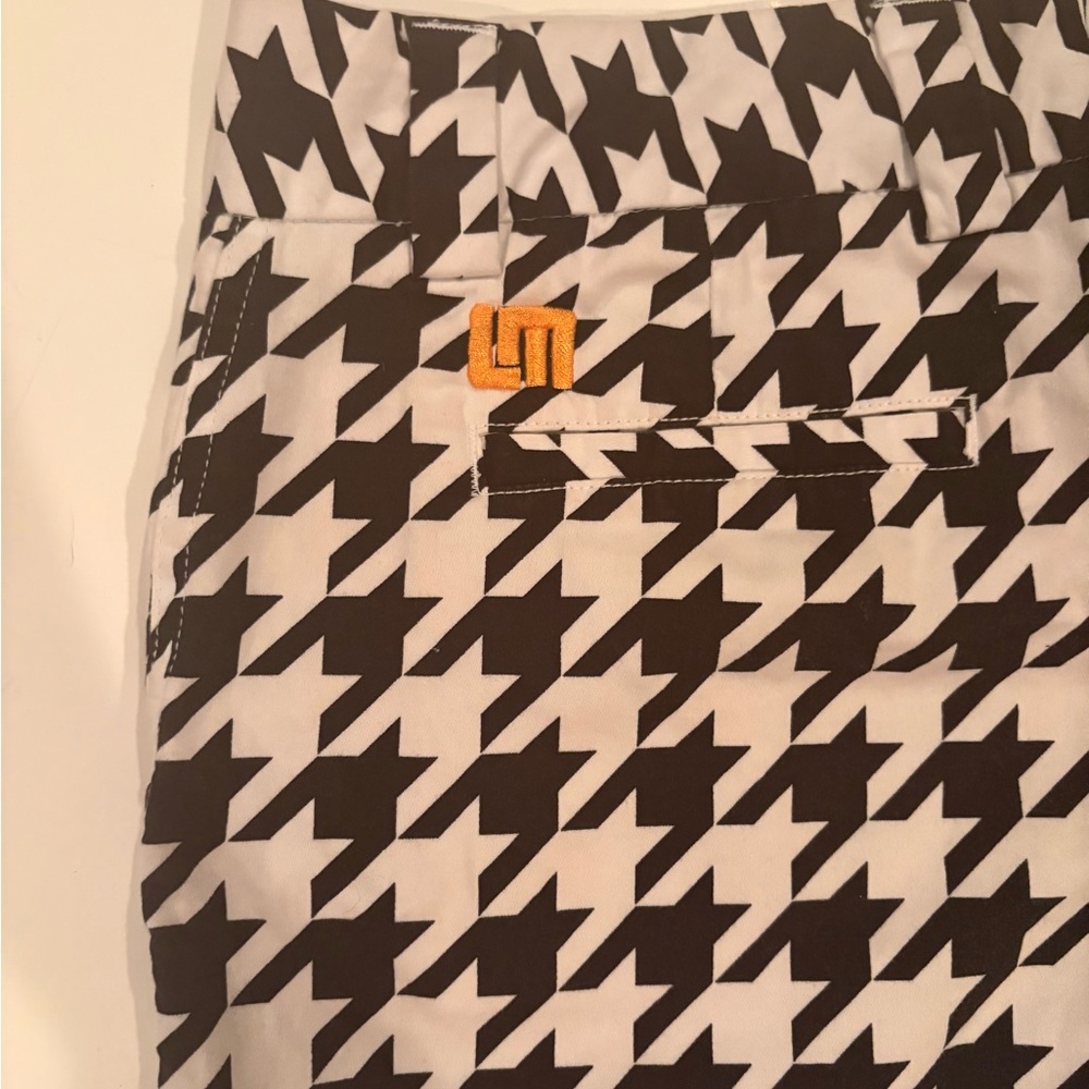 Sanrio High Waist Black and White Houndstooth Shorts - Picture 6 of 8